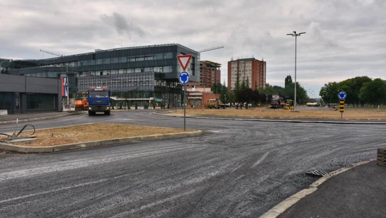 Обустава саобраћаја на Булевару Николе Тесле